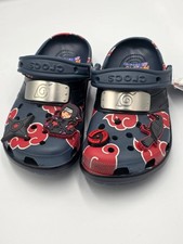 Naruto Crocs Akatsuki Anime Clogs Custom Jibbitz Slip On Sandals Unisex Shoes picture