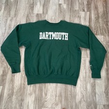 Vintage Dartmouth Co-Op Sweater Mens Extra Large Green Crewneck Sweatshirt picture