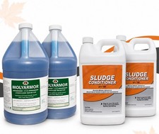 Central Boiler MolyArmor 350 w Sludge Conditioner 4 Gallon Treatment Kit picture