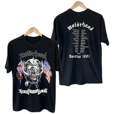 Motorhead Cotton Black T-Shirt – Iconic Heavy Metal Band Rock Punk Style  picture