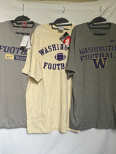 Vintage 00s NWT Nike Washington Huskies Football Shirt Lot of 3 L/XL #292 picture