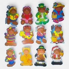 rare vintage carson dellosa seasonal bear bulletin board classroom posters picture
