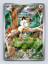 Meowth Holo Illustration Rare ME02: Phantasmal Flames 106/094 NM picture