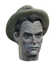Reporter Man Custom Action Figure Head 1:9 or 1:6 Mego picture
