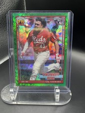 2026 Topps Chrome #91CB-21 Sal Stewart 35th Anniversary Green Logofractor /99 picture
