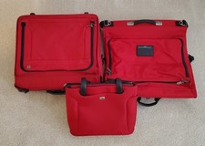 Victorinox Luggage By Swiss Army-3 Piece Set-Red & Black-Very Nice Set picture