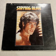 STAYING ALIVE Motion Picture Soundtrack LP  RSO 422-813 269-1 Y-1  1983 VG+ picture