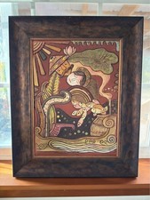 Vintage classical relief decoration picture