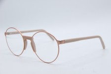 NEW ANDY WOLF WHITE HEAT SANDS COL. D PINK GRAY AUTHENTIC EYEGLASSES 53-20 picture