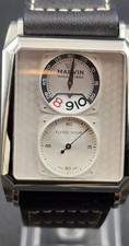 Vintage Marvin Malton 160 Flying Hour Quartz M024.14.21.64 Swiss Sapphire Box picture