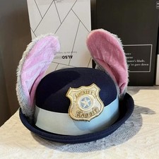 Zootopia 2 Bendable Bunny Ear Sheriff Hat Hot Movie Kids Adults Cosplay Gift picture