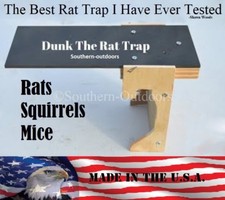 Original Dunk The Rat Trap - Rat & Squirrel Barn Trap - Auto Reset - USA MADE  picture