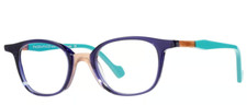 NEW FACE A FACE YAYOI 1 COL 008 CRYSTAL BLUE AUTHENTIC EYEGLASSES 46-20 PARIS picture