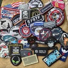 Grab Pack Tactical Morale Hook Loop Patches from SHOT show picture