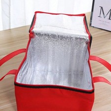 Insulated Pizza Delivery Bag – Thermal Food Takeout Lunch Picnic Carrier picture