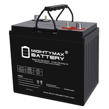 Mighty Max 6V 230AH Dual Terminal SLA Battery Replaces E-Z-GO 800E Turff Vehicle picture