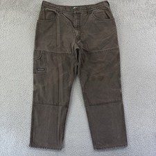 Vintage Arborwear Pants Mens 38x30 Brown Double Knee Canvas Workwear Outdoor picture