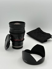 Rokinon 24mm T1.5 Cine Lens Sony E-Mount w/ Caps Hood Pouch picture