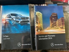 2016 Mercedes S-Class 500 550 600 AMG OEM Owners Manual Complete Set picture