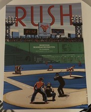 RUSH FIFTY SOMETHING TOUR 9/12/26 BOSTON TD GARDEN 2026 FOIL POSTER 39/100 picture