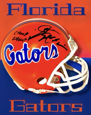 JEVON KEARSE AUTOGRAPHED SIGNED FLORIDA GATORS FOOTBALL MINI HELMET wAP/COA picture
