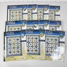Vintage Mystic Blue Quilt Block of the Month (2005) – Months 2 through 12 Lot picture