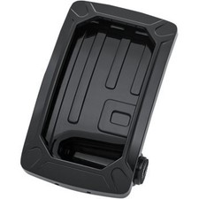 Kuryakyn 3191 Black Vertical Nova Curved Side-Mount License Plate Holder picture