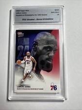 2026 Topps Now LeBron James Philadelphia 24th Season TCC Graded Gem 10 picture