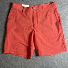 Southern Tide NWT Chino Shorts Tide To Trail Men’s Red Microfiber Size 33 Ins. 9 picture