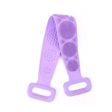 Silicone Body Back Scrubber Double Side Bathing Brush For Skin Deep Cleaning picture