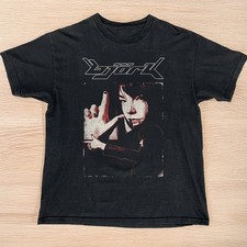 HOT Bjork The Lie Graphic Tee Retro Alternative Unisex Black T-shirt Size S-5XL picture
