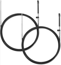2Pcs 18FT Outboard Throttle Shift Control Cables GEN 2 Mercury MerCruiser 4000 picture