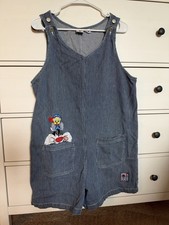 1980/1990’S Vintage Looney Tunes Overalls From Warner Brothers Studios Size L picture