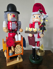 Vintage Kurt Adler Nutcracker + 12 Days Christmas Nutcracker Lot 2 w/ Boxes picture