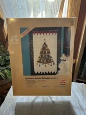 Vintage 1976 LeeWards Christmas Advent Calendar Felt Art No. 14-38761 NOS Sealed picture
