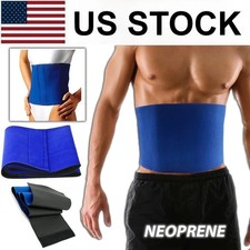 Waist Trimmer Belt Sweat Band Wrap Ab Stomach Weight Loss Fat Burner Slimming picture
