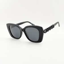 CHANEL CH5422B Polarized Sunglasses Black Frame Dark Grey Lens Unisex New picture