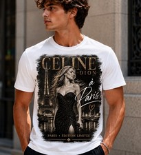 Céline Dion à Paris - Édition Limitée | Noir & Or T-Shirt picture