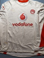 Vintage Olympiacos Piraeus Puma Vodafone Training L/S Shirt Size L Greece picture