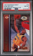 1997-98 Bowman's Best - Best Techniques Kobe Bryant #T4 Refractor PSA 8 picture