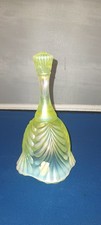 Vintage Fenton Yellow Opalescent Vaseline  Uranium Glass Bell picture