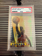 Bowman 1996 Bowman's Best Best Shots Michael Jordan #BS6 PSA 7 Insert picture
