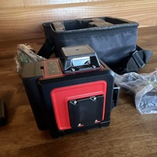 3D/4D Multi-Line Laser Level, Portable, Black/Red w/ Case & Accessories picture