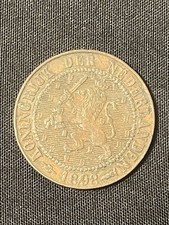 1898 Netherlands 2½ Cent Wilhelmina Dutch Antique Coin Nederland picture