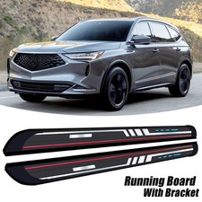 Alu Running Board Side Step Pedal Nerf Bars Fits Acura MDX 2022-2024 2025 2026 picture