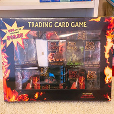 Sealed Vintage 2002 Decipher Lord of the Rings TCG Box 13 Packs + Starter Deck picture