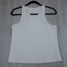 Lululemon Womens White High Neck Racerback Performance Athletic Training Tank picture