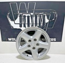 97-06 Jeep XJ Cherokee TJ Wrangler 15x7 SILVER ECCO Flat Spoke Aluminum Wheel 2 picture