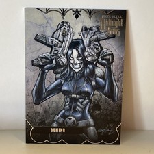 2023 Marvel Fleer Ultra Midnight Sons - Domino Silver Card #33 picture