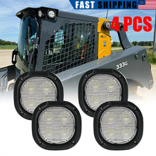 4X LED Headlight For AT352538 John Deere 333G 323D 333D 333E 332G 320G 324G picture